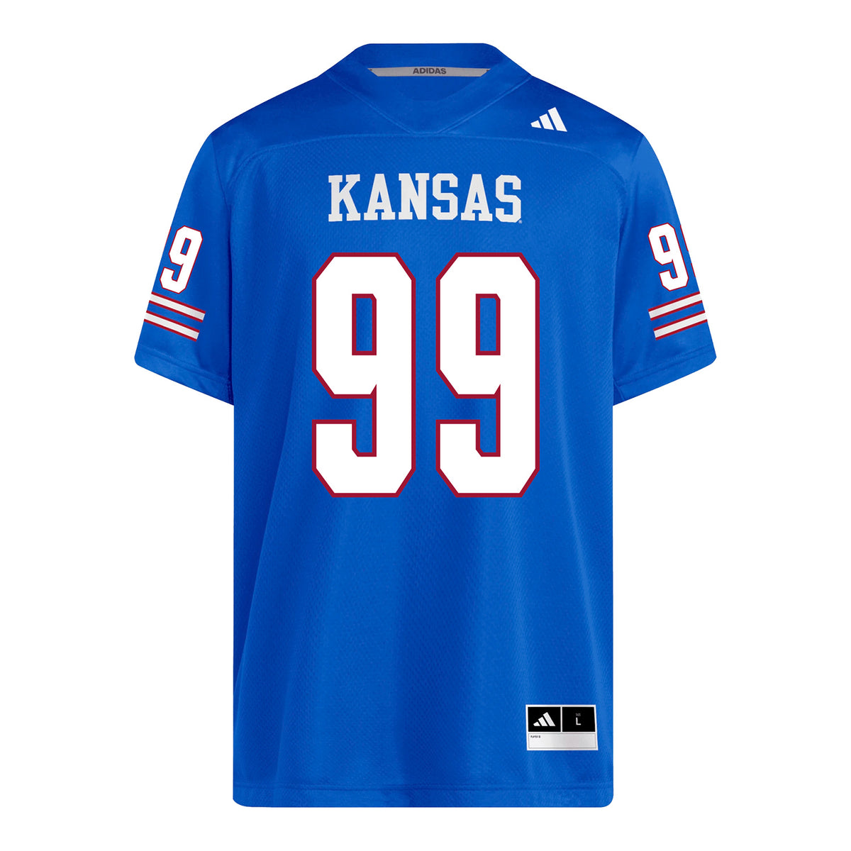 Kansas Jayhawks Adidas Football Student Athlete #99 Matthew Gill Football Jersey