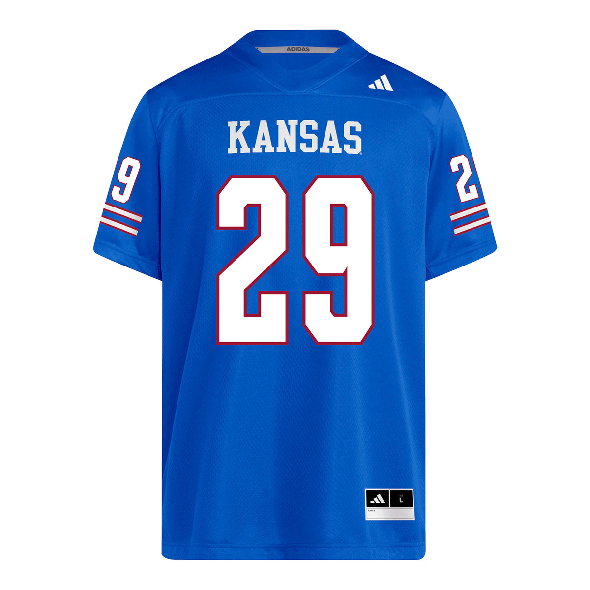 Kansas Jayhawks Adidas Football Student Athlete #29 Martin Connington Football Jersey