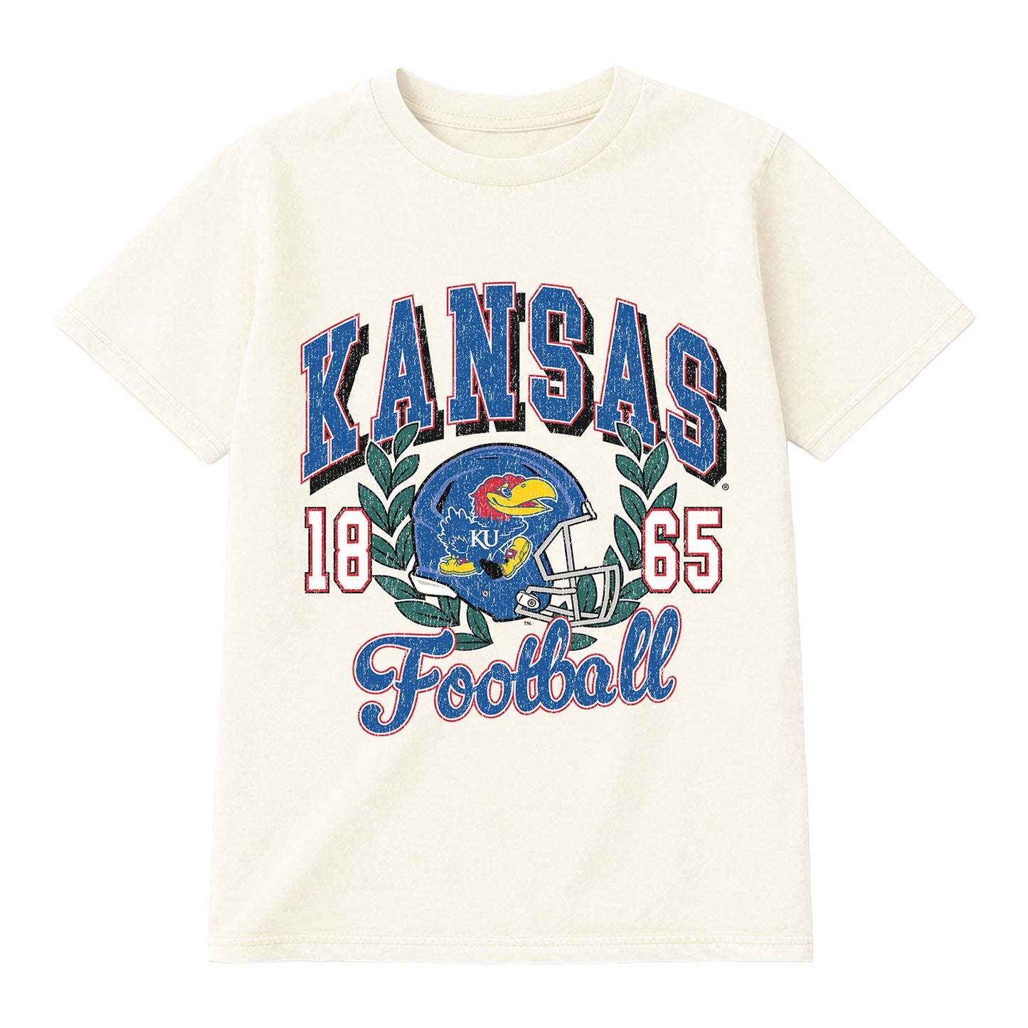 Gameday Couture Women's Kansas Jayhawks Football Crest Tee