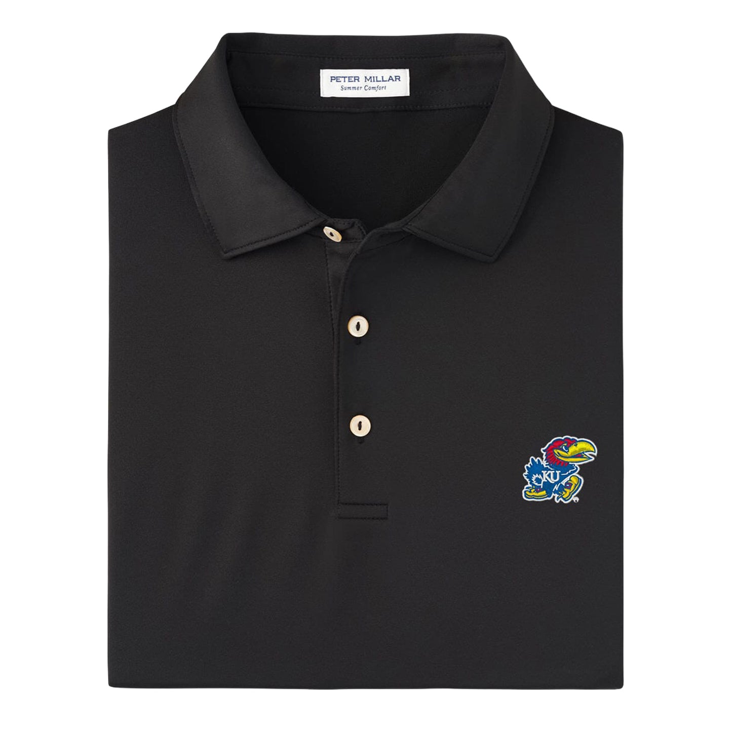 Peter Millar Kansas Jayhawks Solid Performance Polo
