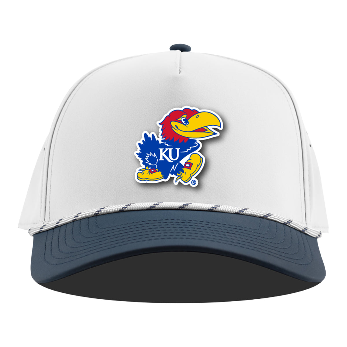 Branded Bills Kansas Jayhawks Primary 2-Tone Rope Hat
