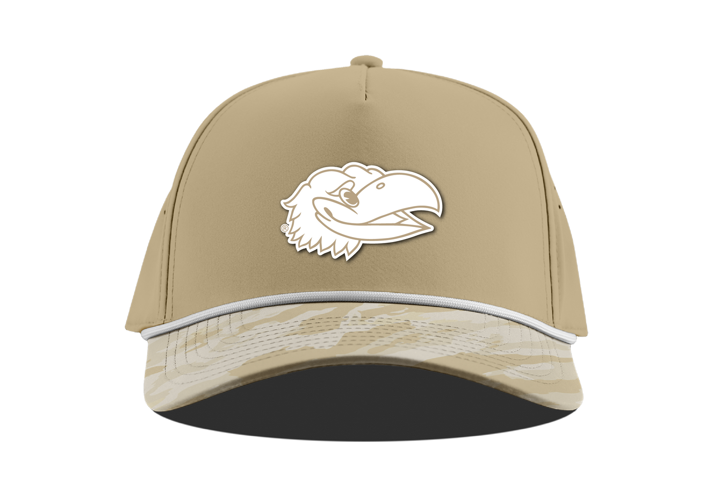Branded Bills Kansas Secondary Camo Brim Rope Hat