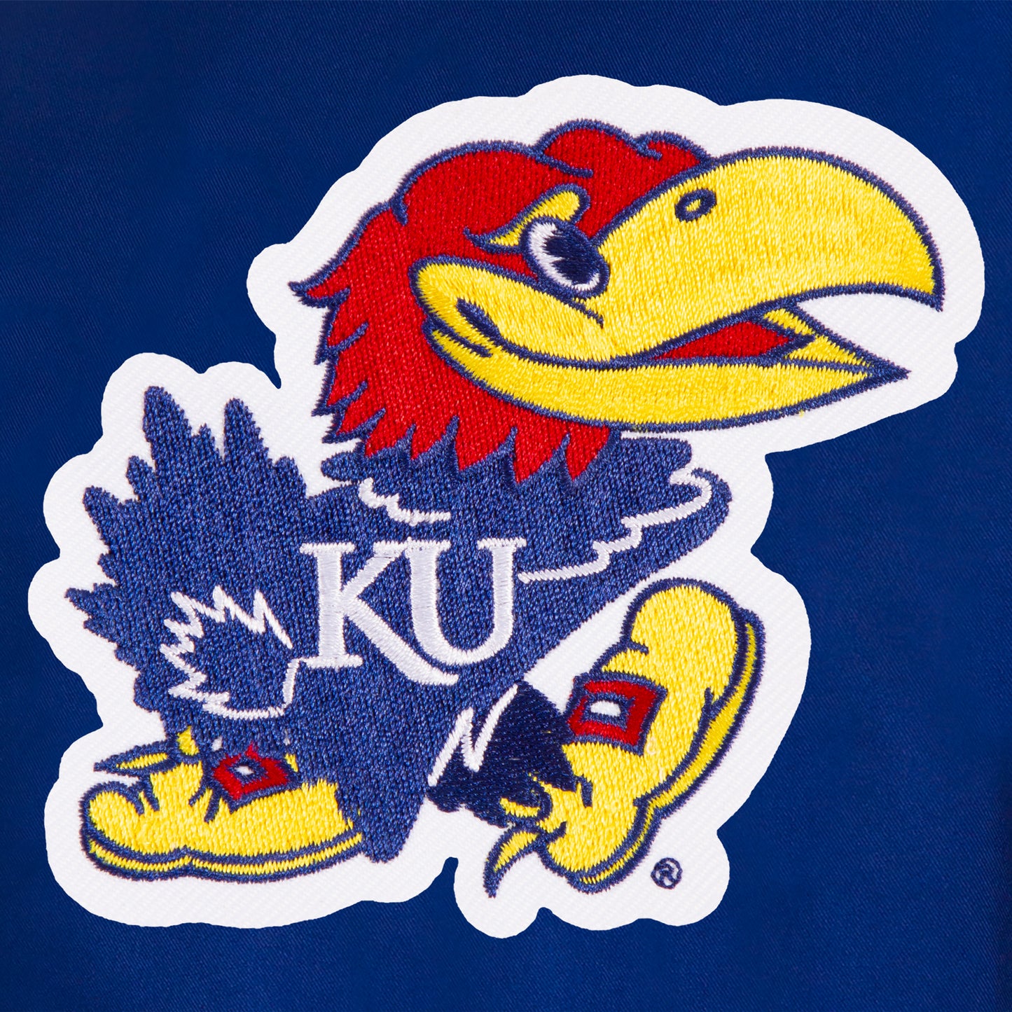 JH Design Kansas Jayhawks Poly-Twill Jacket
