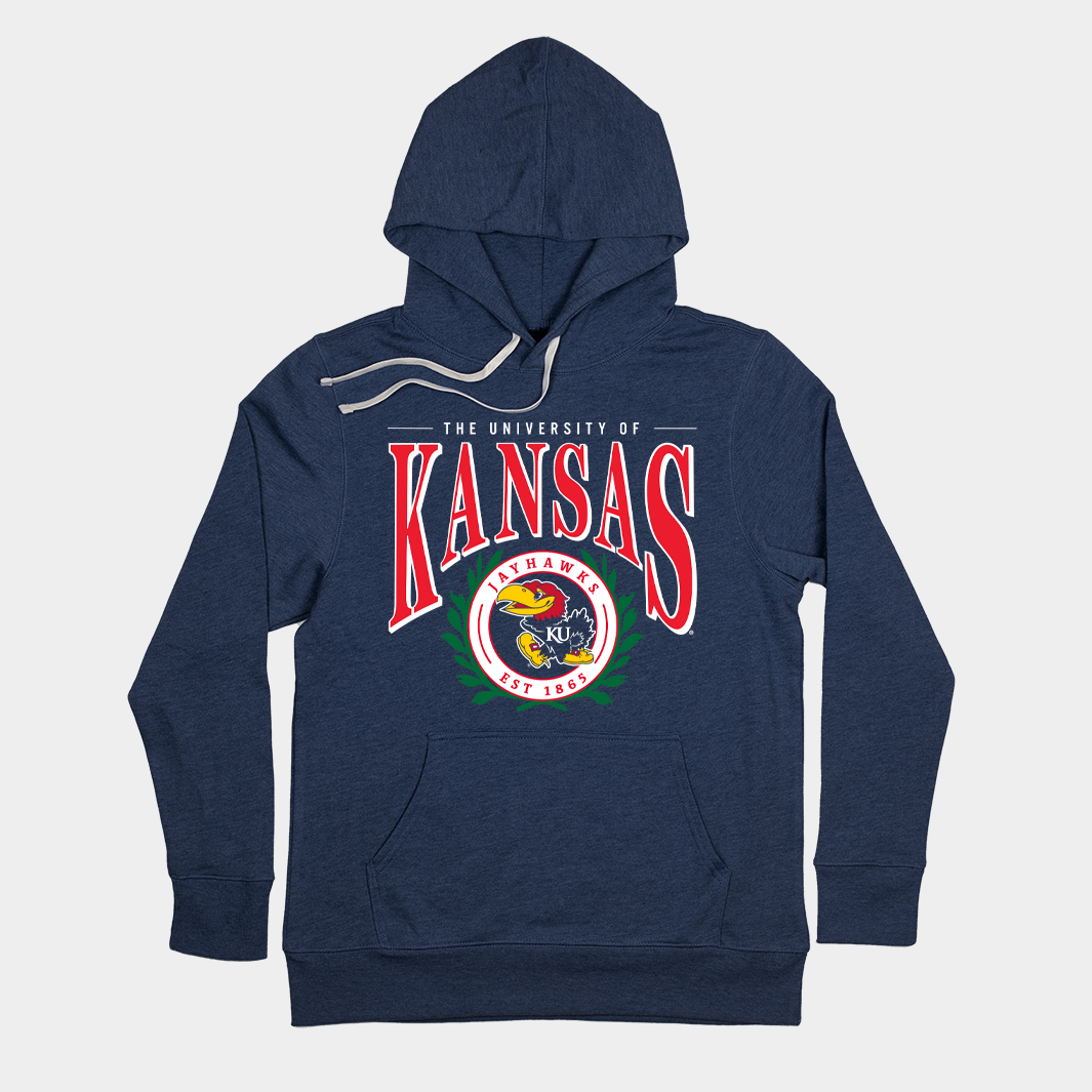 Homefield Kansas Jayhawks Crest 1865 Hoodie
