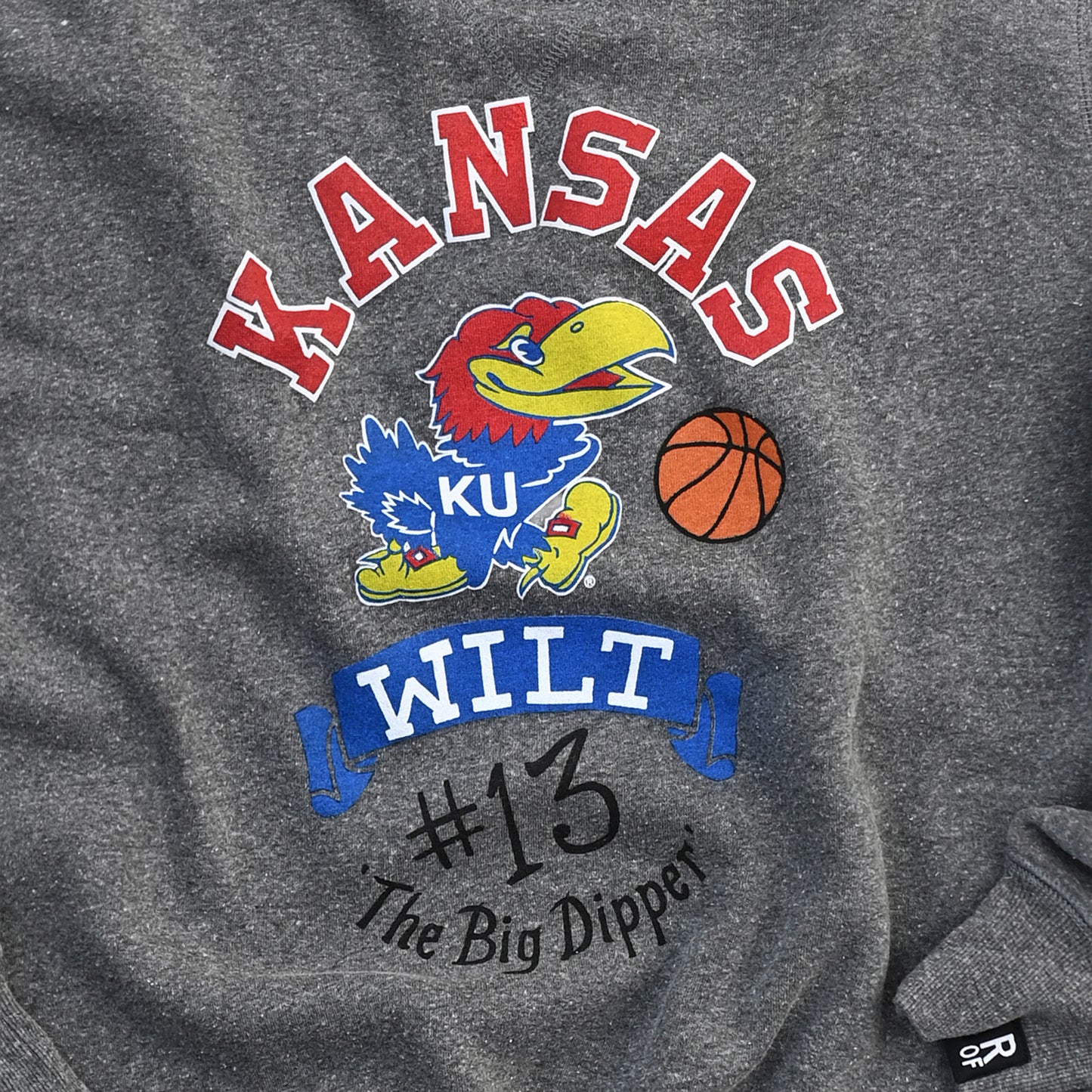 Roots of Fight Kansas Jayhawks Wilt Chamberlain Big Dipper Crewneck