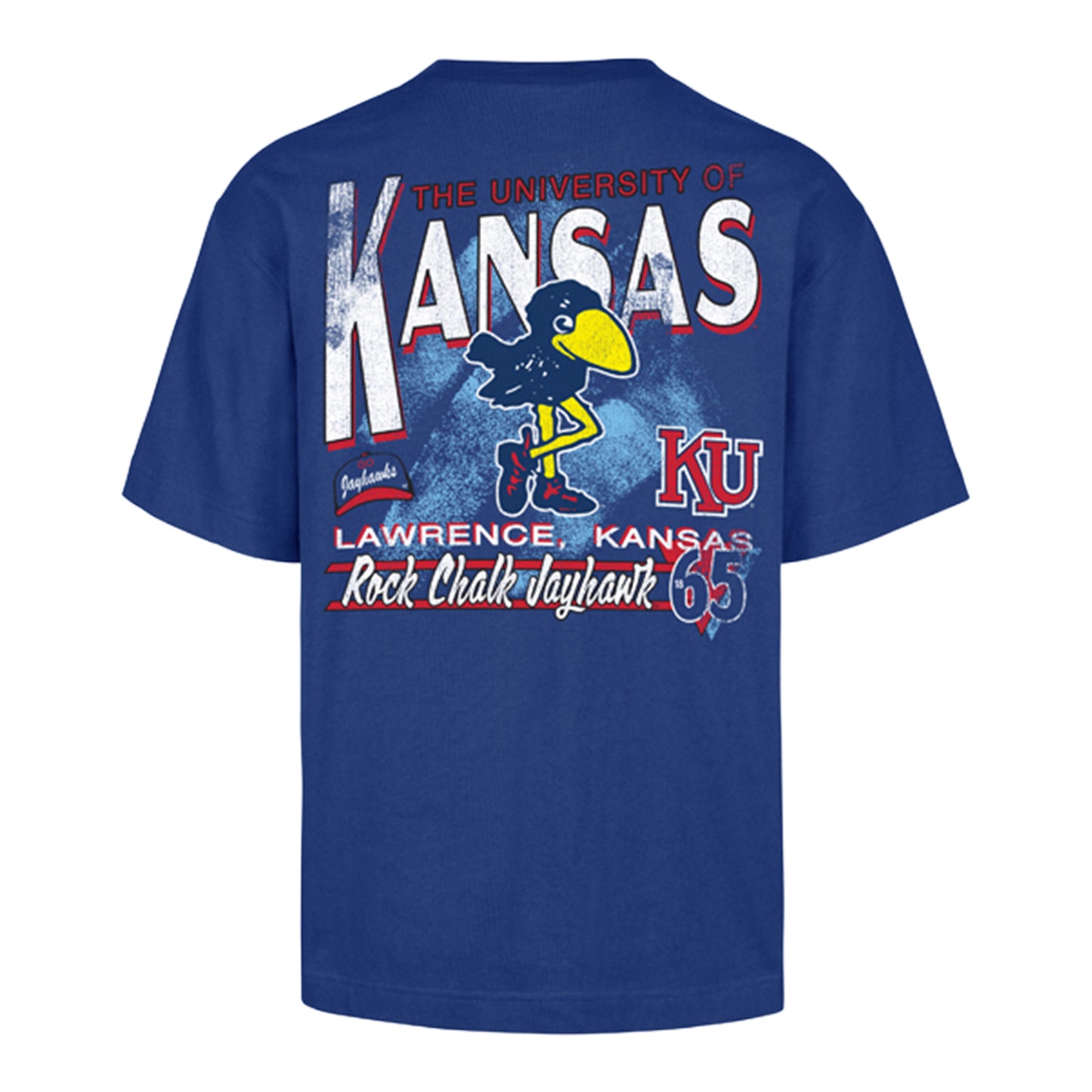 47 Brand Kansas Jayhawks Skinny Legs Classic Triangle Tee