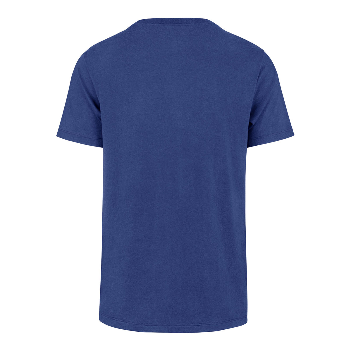 47 Brand Kansas Jayhawks Stripe Football Helmet Blue Short Sleeve T-Shirt