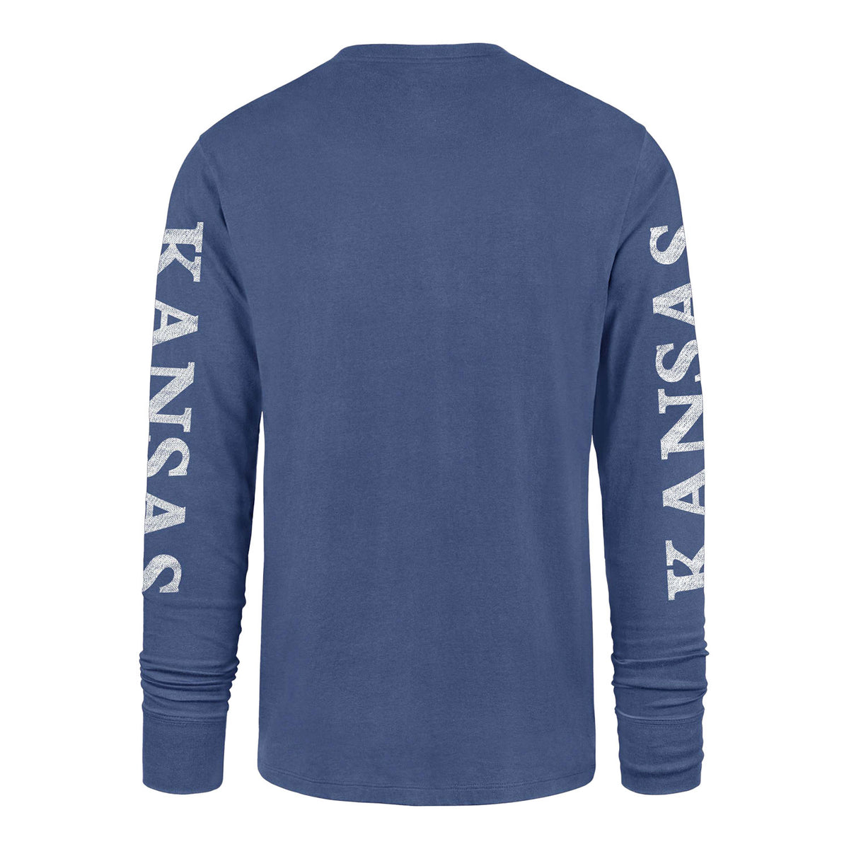 47 Brand Kansas Jayhawks Skinny Legs Logo Long Sleeve T-Shirt