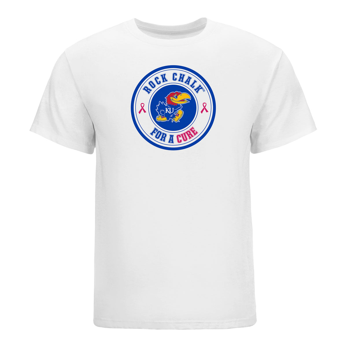 Kansas Jayhawks For a Cure Tee