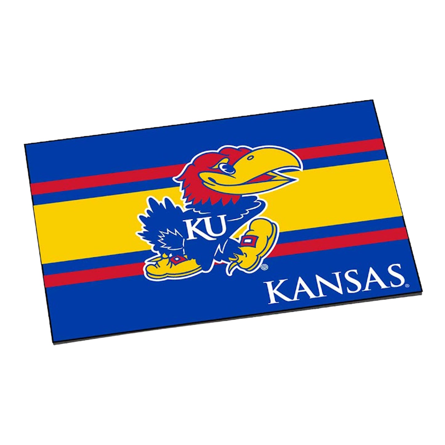 Aminco Kansas Jayhawks Jayhawk Stripe Magnet