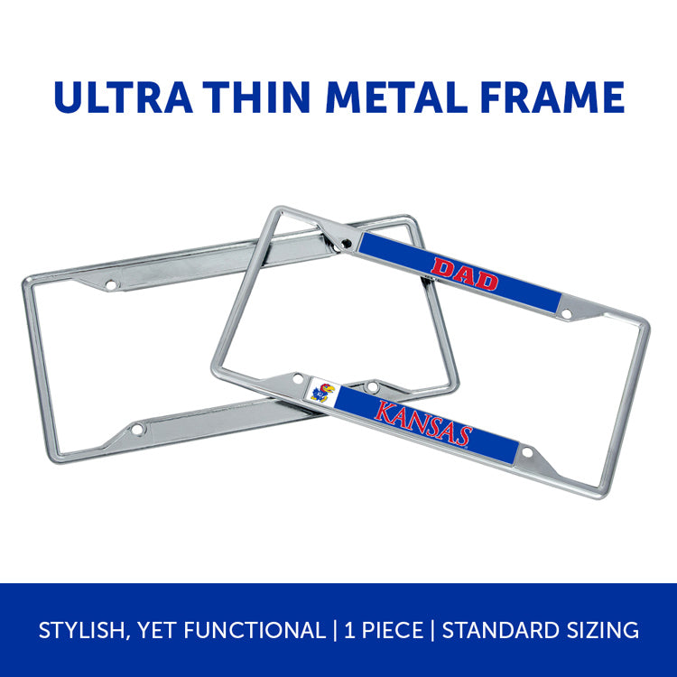 Kansas Dad License Plate Frame