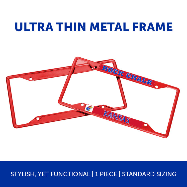 Kansas Rock Chalk License Plate Frame