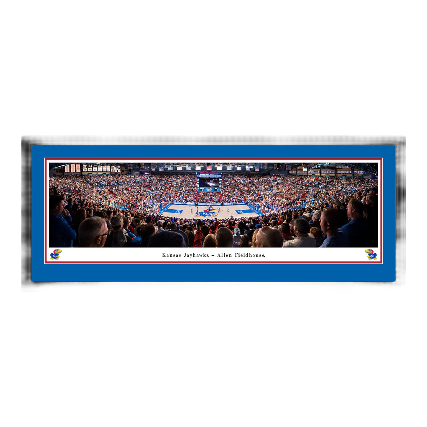 Kansas Jayhawks Basketball - Deluxe Frame