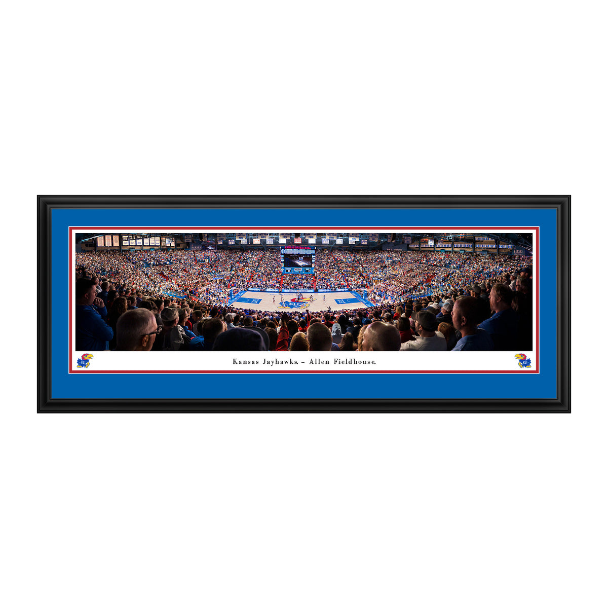 Kansas Jayhawks Basketball - Deluxe Frame
