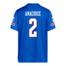 Kansas Jayhawks Adidas Football Student Athlete #2 Kory Amachree Football Jersey