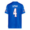 Kansas Jayhawks Adidas Football Student Athlete #4 Trey Lathan Football Jersey