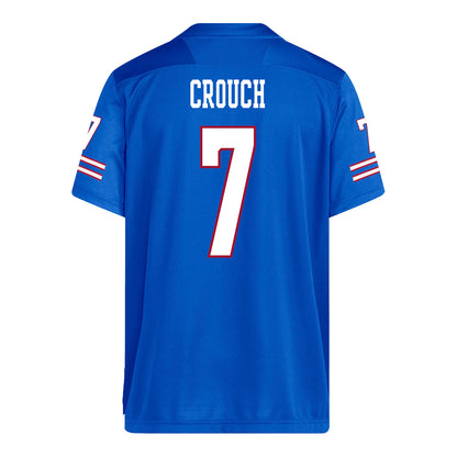Kansas Jayhawks Adidas Football Student Athlete #7 Bam Crouch Football Jersey