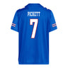 Kansas Jayhawks Adidas Football Student Athlete #7 Cam Pickett Football Jersey