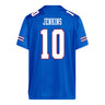 Kansas Jayhawks Adidas Football Student Athlete #10 Chase Jenkins Football Jersey