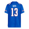 Kansas Jayhawks Adidas Football Student Athlete #13 Quincy Davis Football Jersey