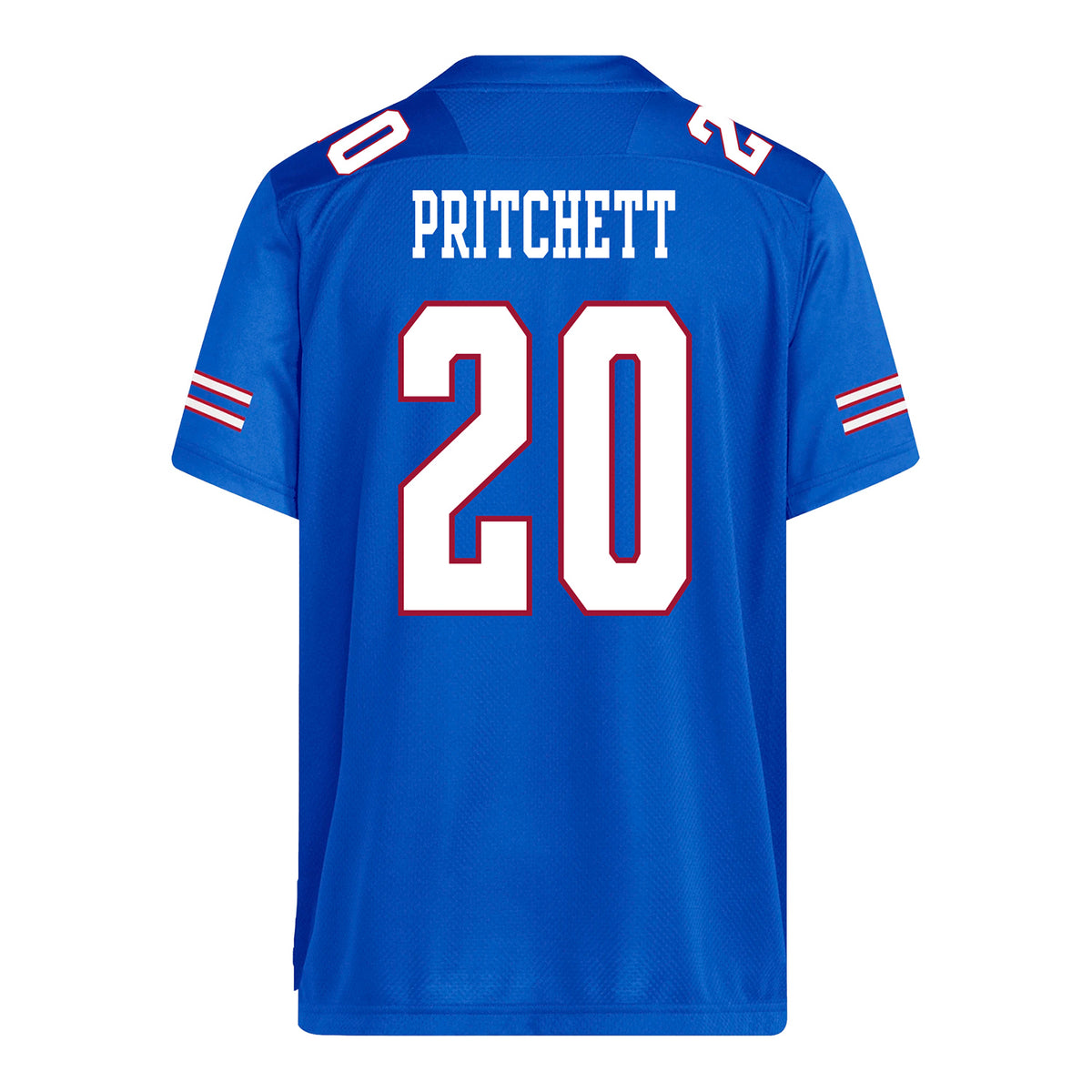 Kansas Jayhawks Adidas Football Student Athlete #20 Christian Pritchett Football Jersey