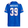 Kansas Jayhawks Adidas Football Student Athlete #39 Rino Monteforte Football Jersey
