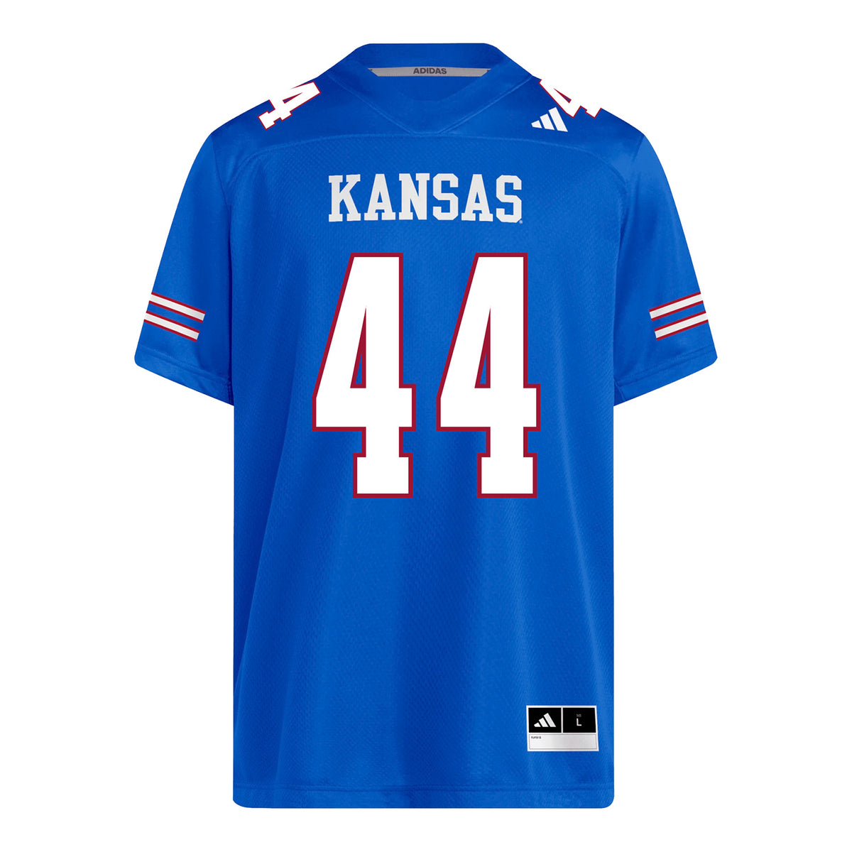 Kansas Jayhawks Adidas Football Student Athlete #44 David Santiago Football Jersey