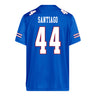 Kansas Jayhawks Adidas Football Student Athlete #44 David Santiago Football Jersey