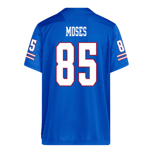 Kansas Jayhawks Adidas Football Student Athlete #85 Carter Moses Football Jersey