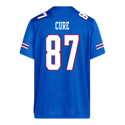 Kansas Jayhawks Adidas Football Student Athlete #87 Leyton Cure Football Jersey