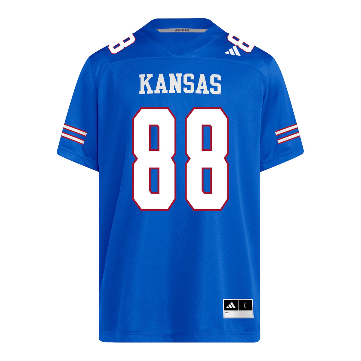 Kansas Jayhawks Adidas Football Student Athlete #88 Kevin Oatis Football Jersey