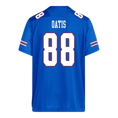 Kansas Jayhawks Adidas Football Student Athlete #88 Kevin Oatis Football Jersey