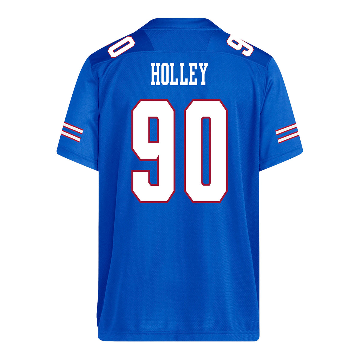 Kansas Jayhawks Adidas Football Student Athlete #90 Adrian Holley Football Jersey