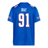 Kansas Jayhawks Adidas Football Student Athlete #91 Alex Bray Football Jersey
