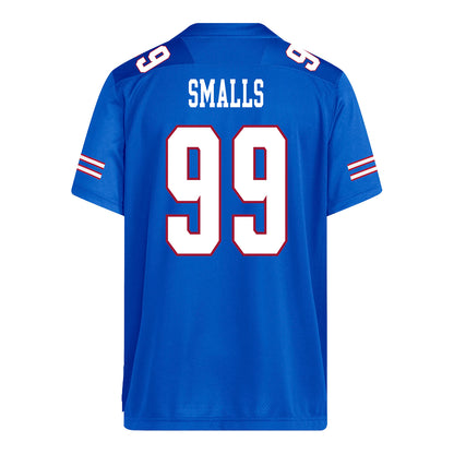 Kansas Jayhawks Adidas Football Student Athlete #99 Eamon Smalls Football Jersey