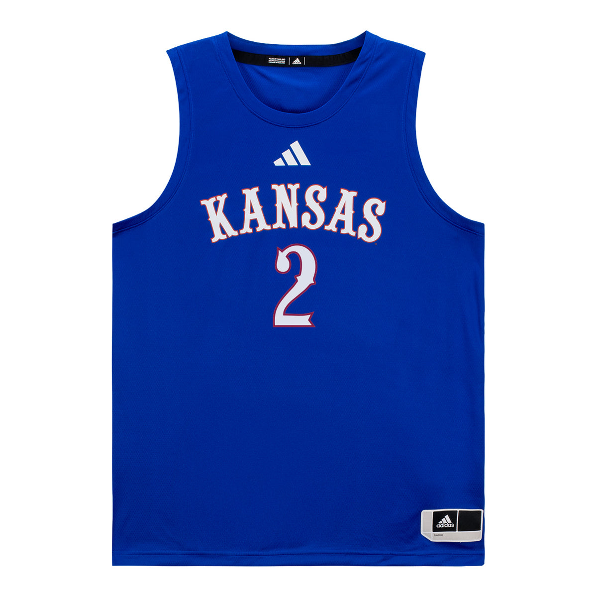 Kansas Jayhawks Adidas Basketball Student Athlete #2 Leroy Blyden Jr. Blue Jersey
