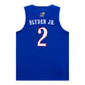 Kansas Jayhawks Adidas Basketball Student Athlete #2 Leroy Blyden Jr. Blue Jersey
