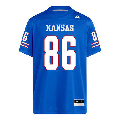 Kansas Jayhawks Adidas Football Student Athlete #86 Donald Collier Football Jersey