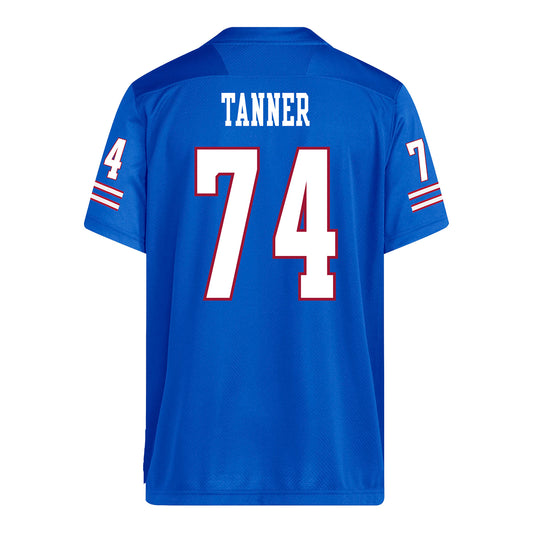 Kansas Jayhawks Adidas Football Student Athlete #74 Jack Tanner Football Jersey