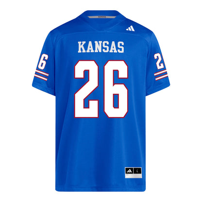Kansas Jayhawks Adidas Football Student Athlete #26 Robert Reddick Football Jersey
