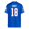 Kansas Jayhawks Adidas Football Student Athlete #18 Braylen Rooney Football Jersey