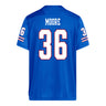 Kansas Jayhawks Adidas Football Student Athlete #36 Jameer Moore Football Jersey
