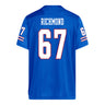 Kansas Jayhawks Adidas Football Student Athlete #67 Eli Richmond Football Jersey