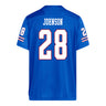 Kansas Jayhawks Adidas Football Student Athlete #28 Micah Johnson Football Jersey