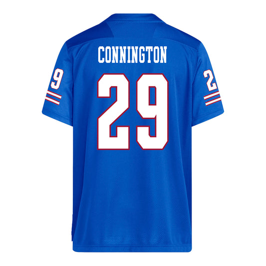 Kansas Jayhawks Adidas Football Student Athlete #29 Martin Connington Football Jersey