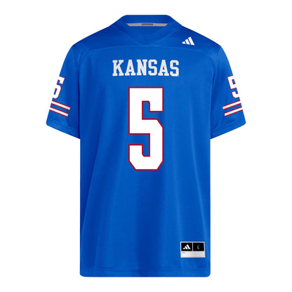 Kansas Jayhawks Adidas Football Student Athlete #5 Roman Pearson Football Jersey