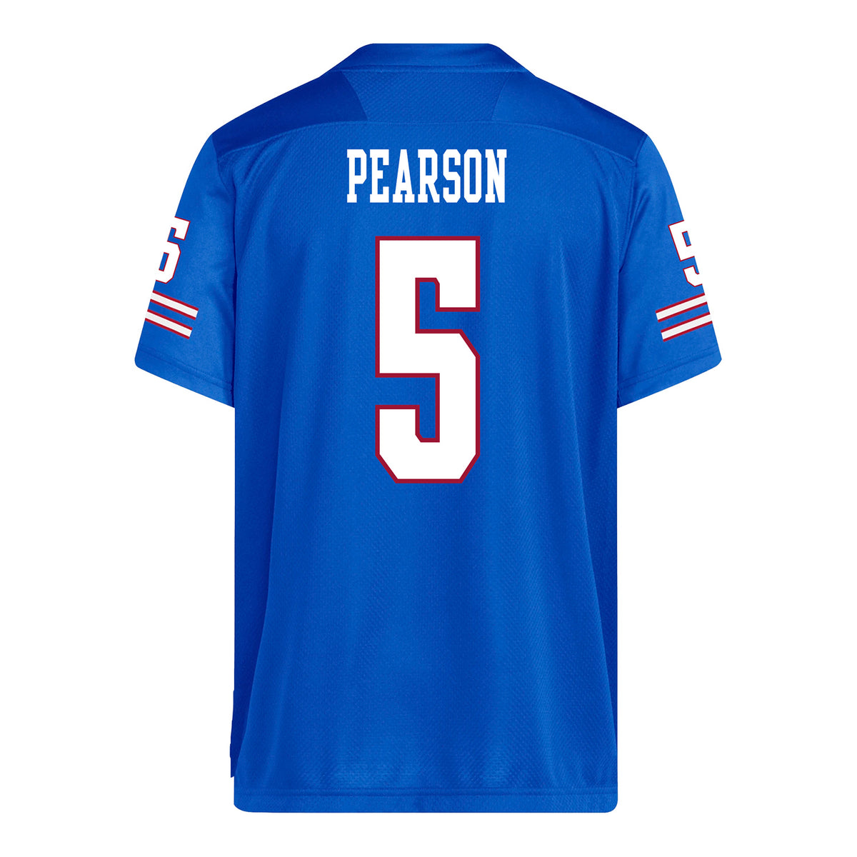 Kansas Jayhawks Adidas Football Student Athlete #5 Roman Pearson Football Jersey