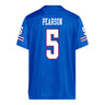 Kansas Jayhawks Adidas Football Student Athlete #5 Roman Pearson Football Jersey