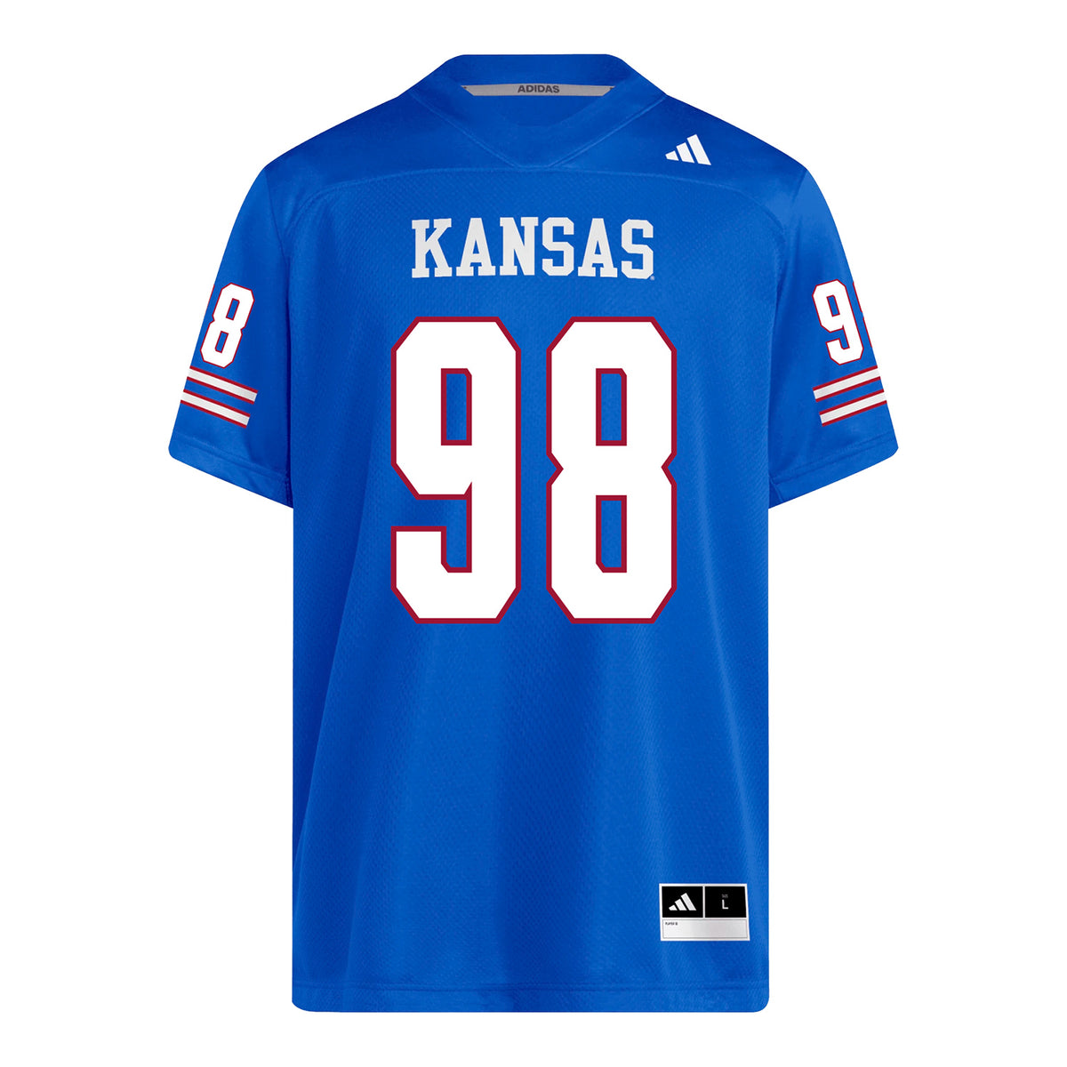 Kansas Jayhawks Adidas Football Student Athlete #98 Dane Efird Football Jersey