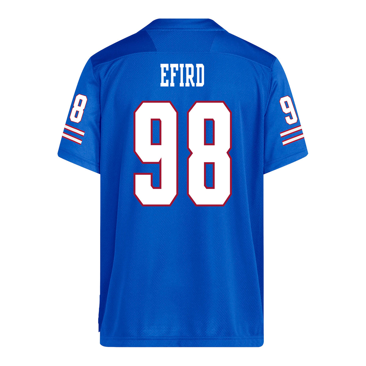 Kansas Jayhawks Adidas Football Student Athlete #98 Dane Efird Football Jersey